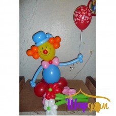Клоун с гелиевым шаром